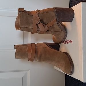 See by Chloe brown suede Boots size 8